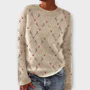 Gemütlicher Damen-Weihnachtspullover Simon – Ansicht 4
