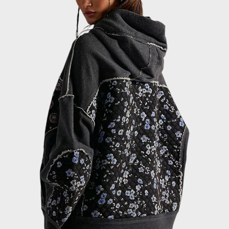 Ester – Boho-Patchworkjacke für Damen – Ansicht 3