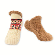 Gestrickte Damen-Hausschuhe Julia mit Fleecefutter – Ansicht 7