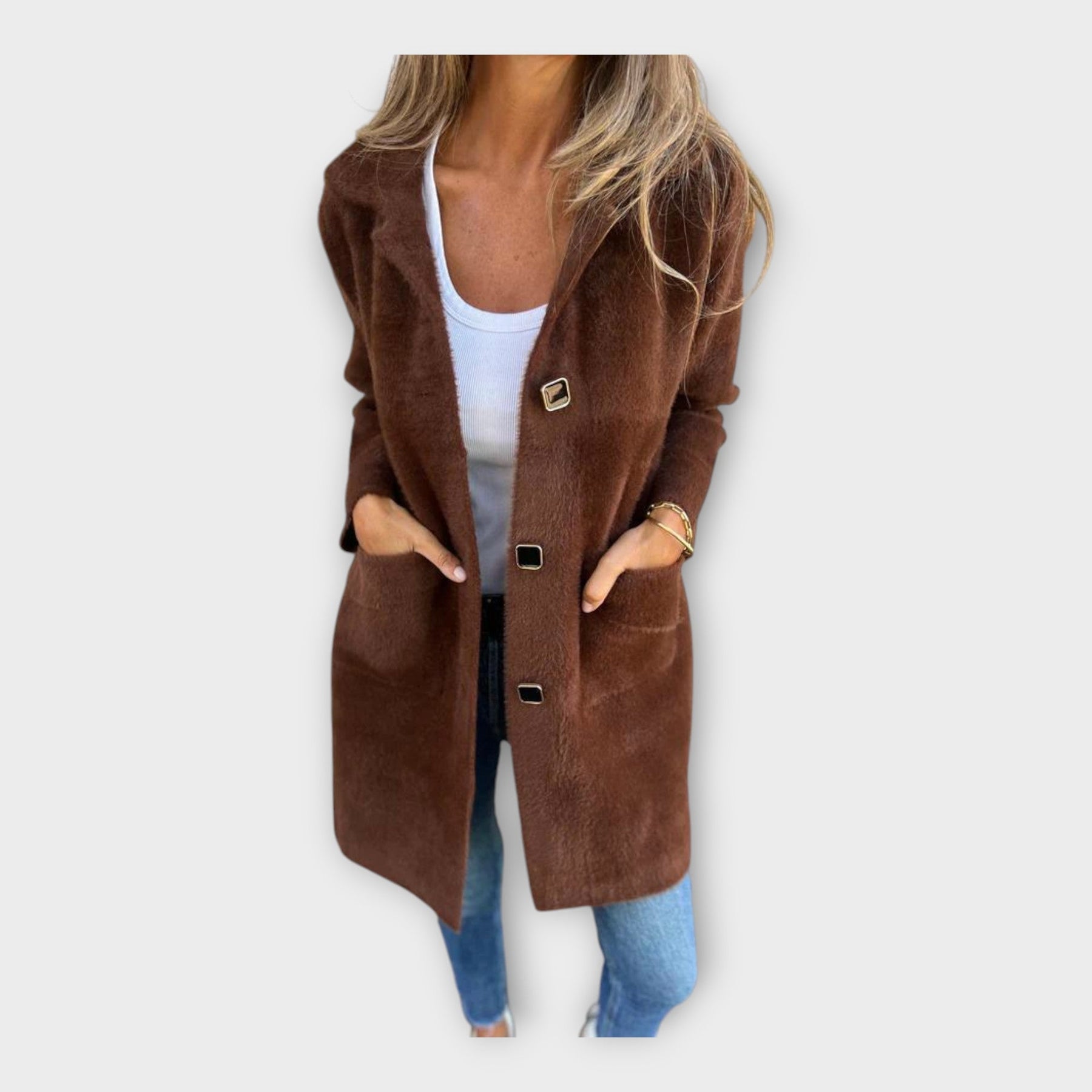 Marce – Eleganter Wollmantel für Damen – Ansicht 4