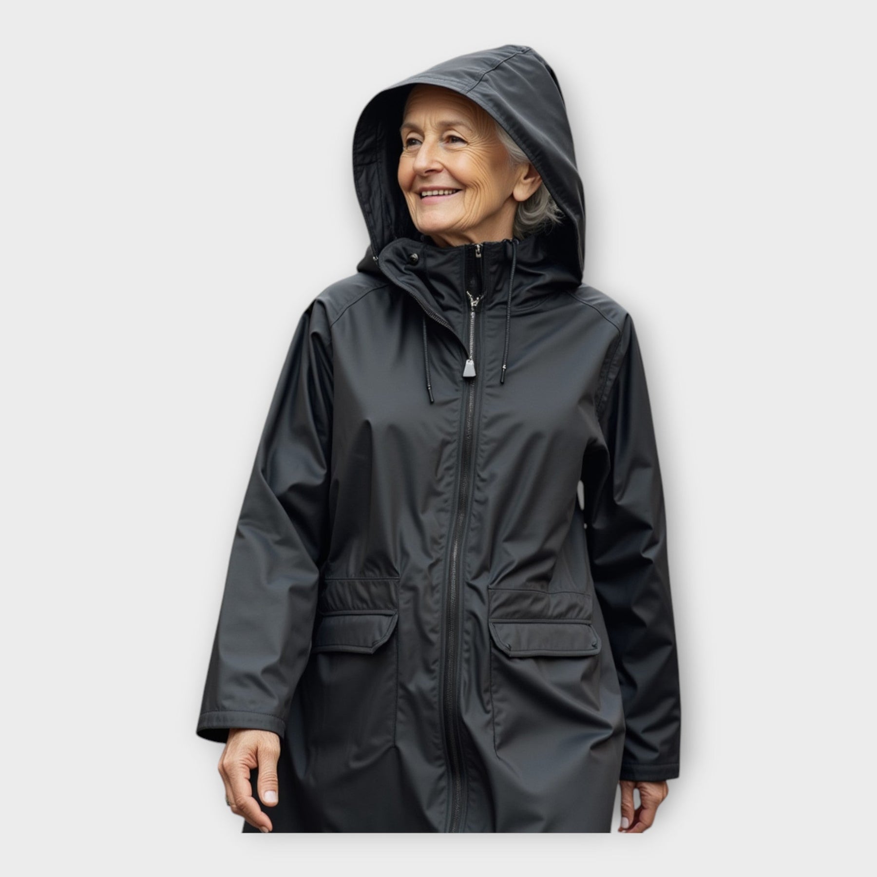 Linda – Stilvolle wasserdichte Damenjacke mit Kapuze