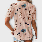 Damenbluse Emily mit V-Ausschnitt – Ansicht 18