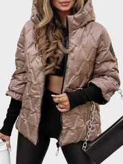 Lunara – Warme leichte Stepp-Winterjacke für Damen mit Kapuze – Ansicht 5