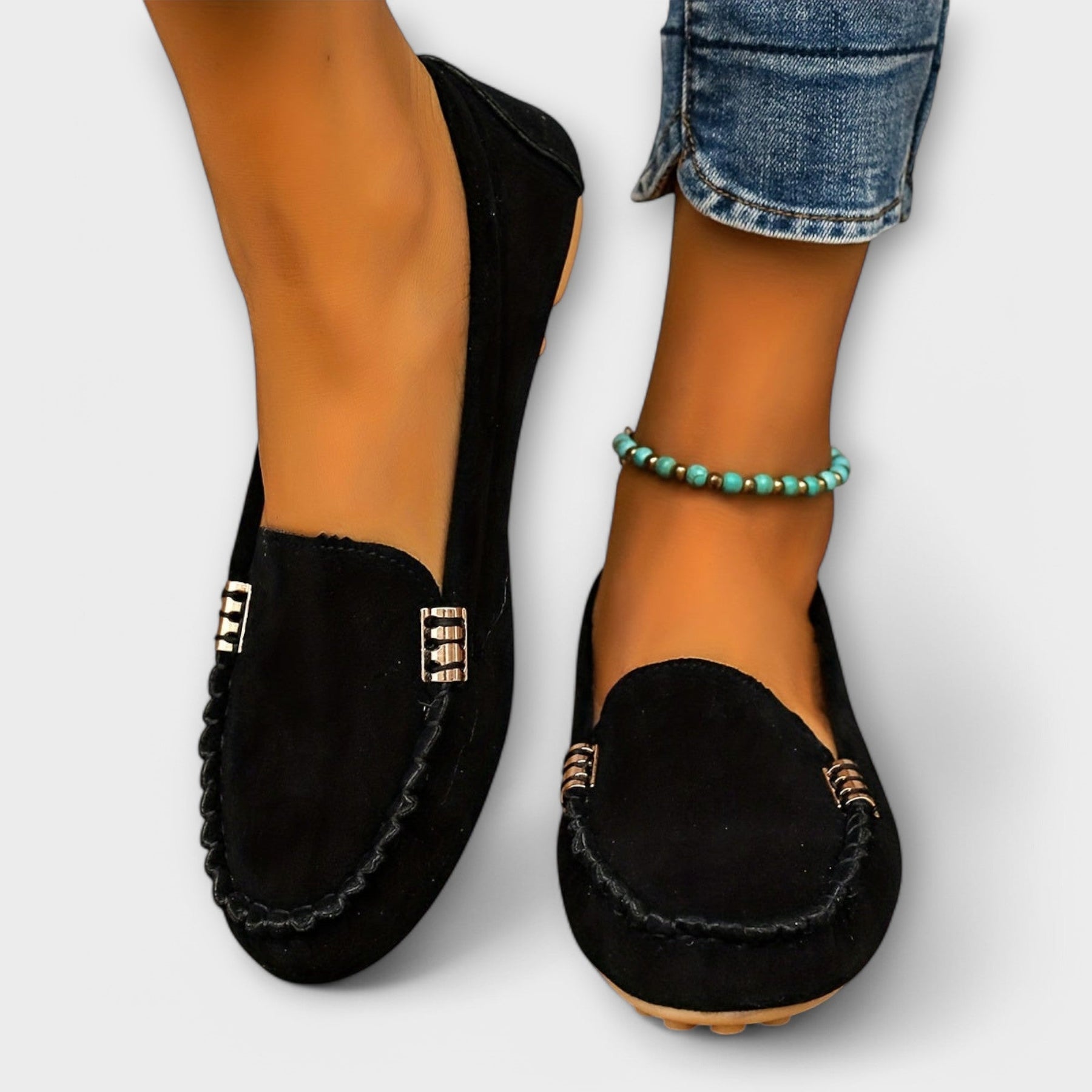 Leichte Damen-Mokassins Sabrina mit Fleece – Ansicht 3