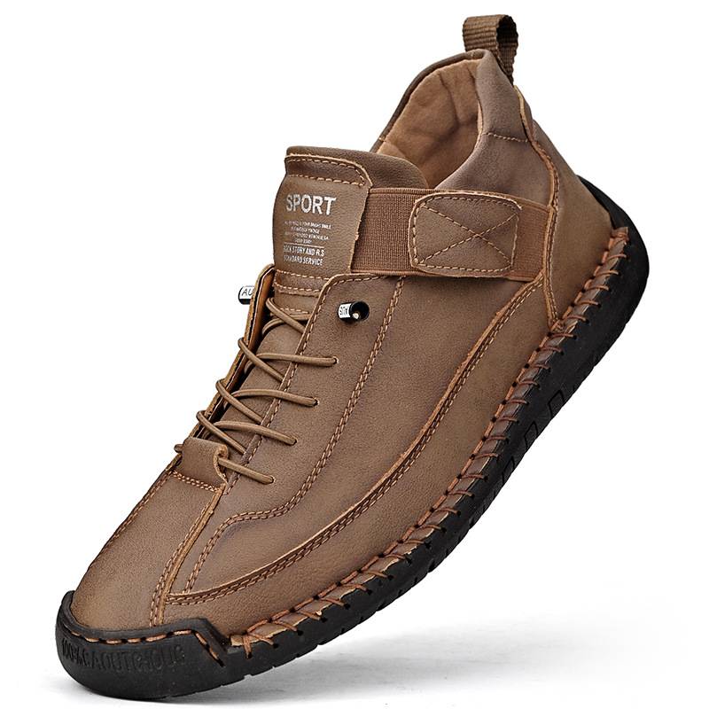 Vintage Chelsea-Boots für Damen mit Schnürung – Ansicht 2