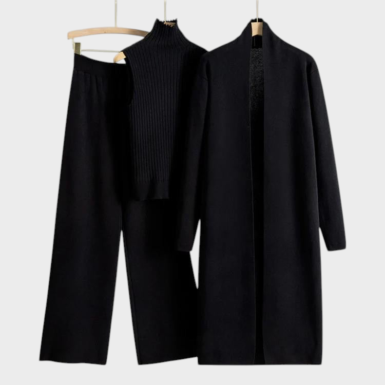 Artemis – Dreiteiliges Damen-Set mit hohem Kragen – Ansicht 8