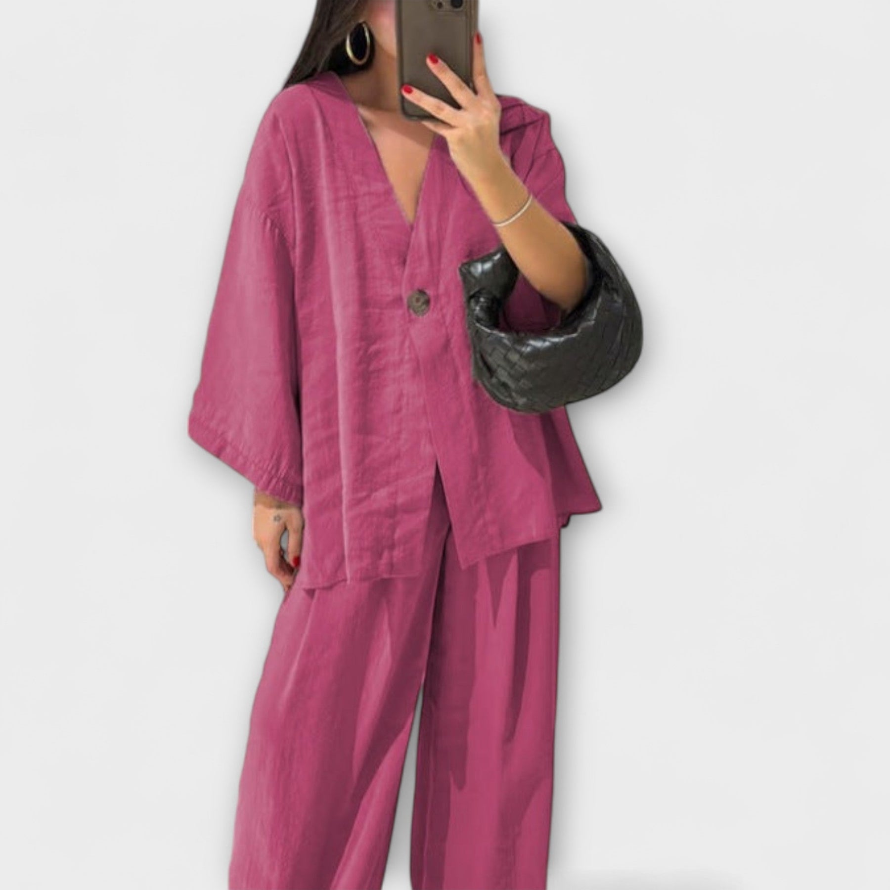 Damen-Freizeitset Jacqueline mit Top und Hose – Ansicht 13