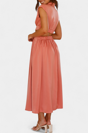 Jocelyn – Kleid-Set für Damen mit hohem Ausschnitt und Seitenschlitz – Ansicht 9
