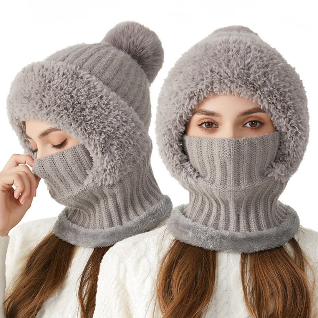 Alpina – 3-in-1-Strickmütze für Damen – Ansicht 11