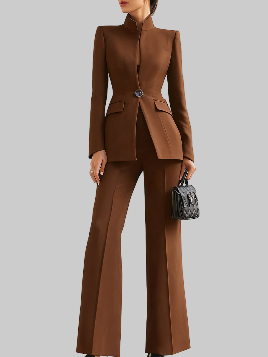 Sharie | Elegantes Jacken- und Hosen-Set