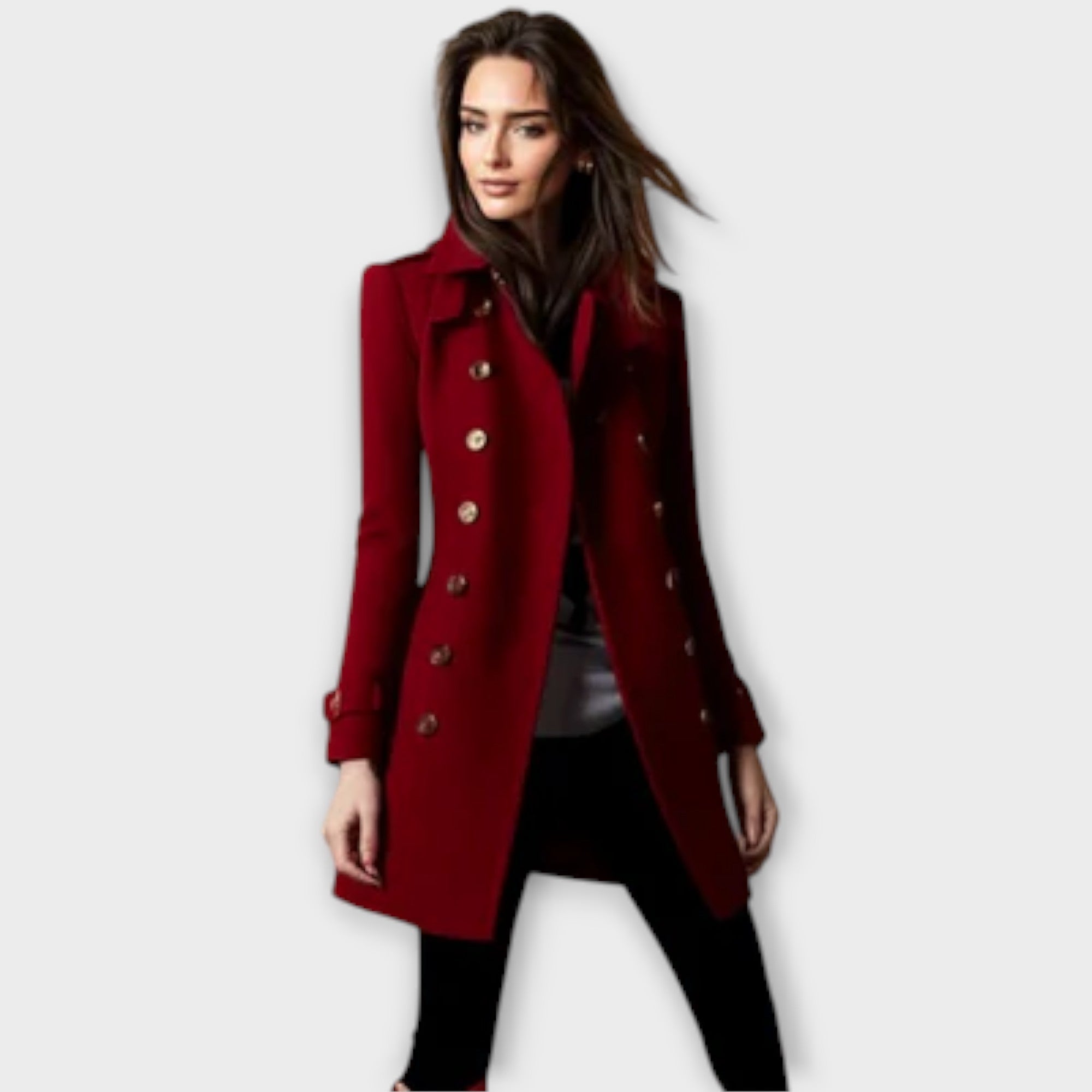Linda - Zweireihiger Trenchcoat