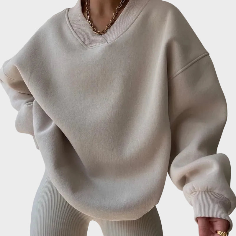 Luvien – Oversized Pullover für Damen aus Baumwollmischung