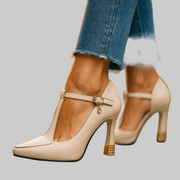 Zoey – Orthopädische Absätze für Damen mit T-Strap – Ansicht 4