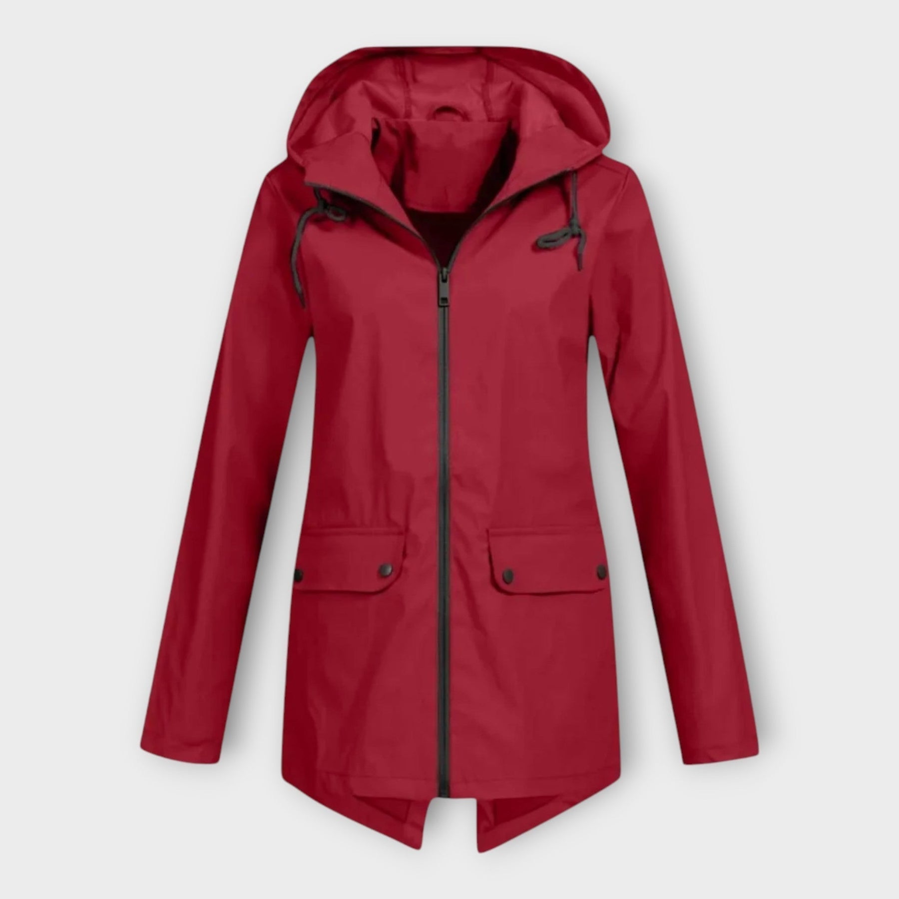 Linda – Stilvolle wasserdichte Damenjacke mit Kapuze – Ansicht 4