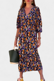 Teodora – Retro-Damenkleid mit Puffärmeln