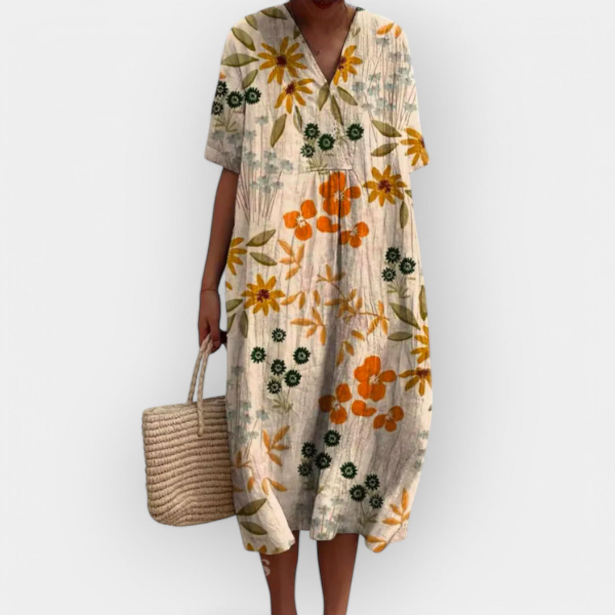 Florales Sommerkleid für Damen – Ansicht 6