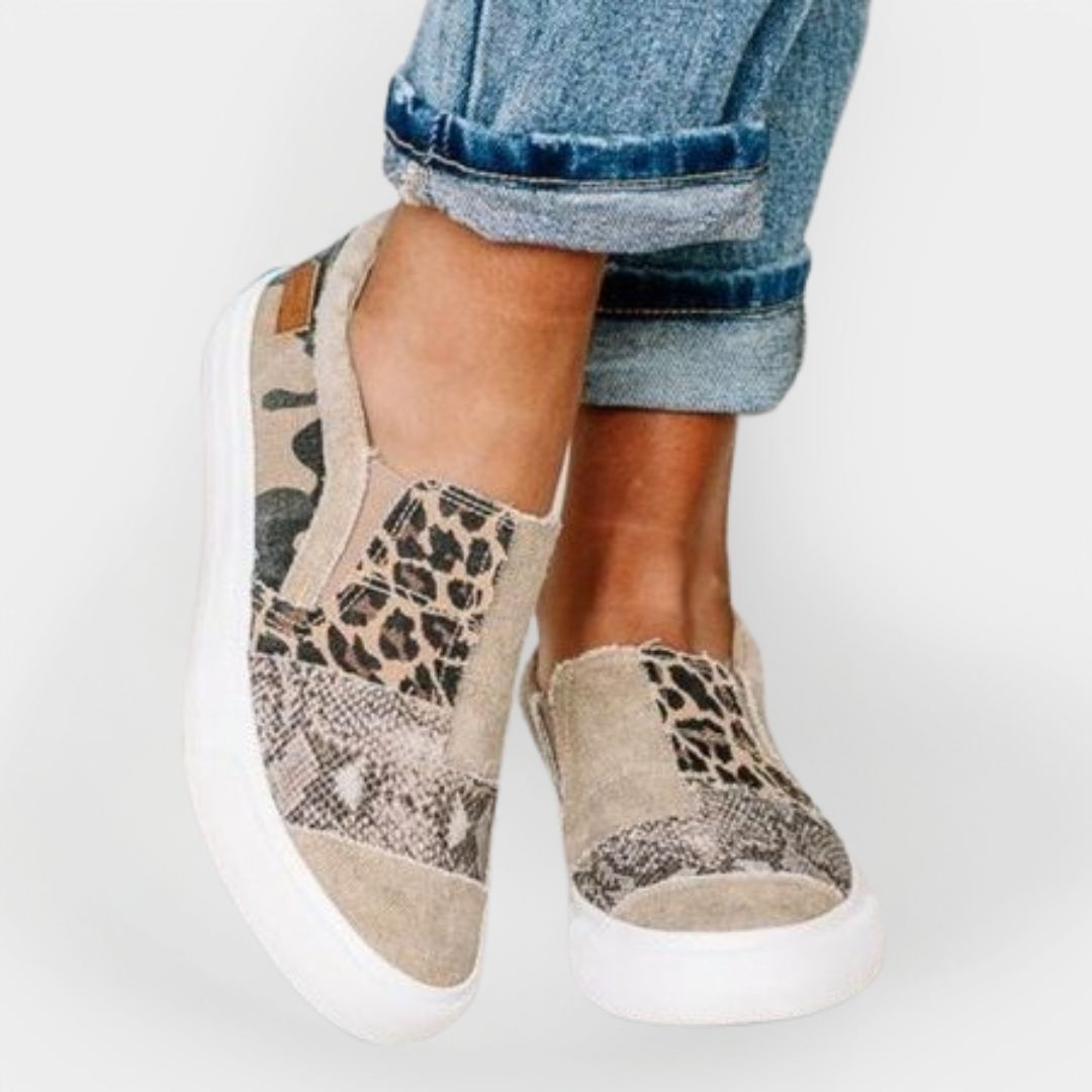 Noemi – Slip-on-Schuhe für Damen mit Animal-Print