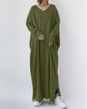 Eudora – Elegantes Maxikleid für Damen mit V-Ausschnitt – Ansicht 10