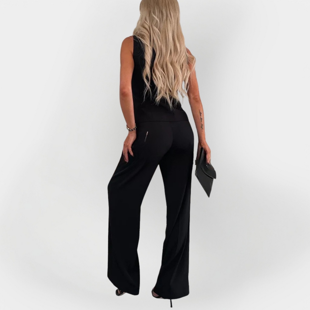 Elegantes Hosen-Set mit ärmellosem Top