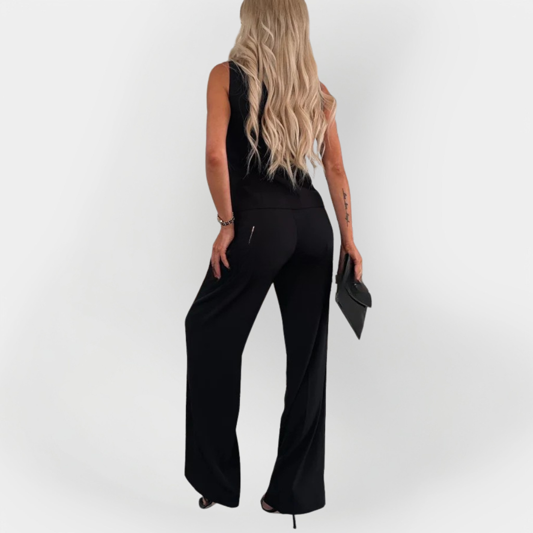 Elegantes Hosen-Set mit ärmellosem Top