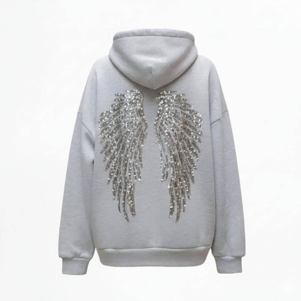 Avana – Damen-Set aus Hoodie und Trainingshose mit Engelsflügeln