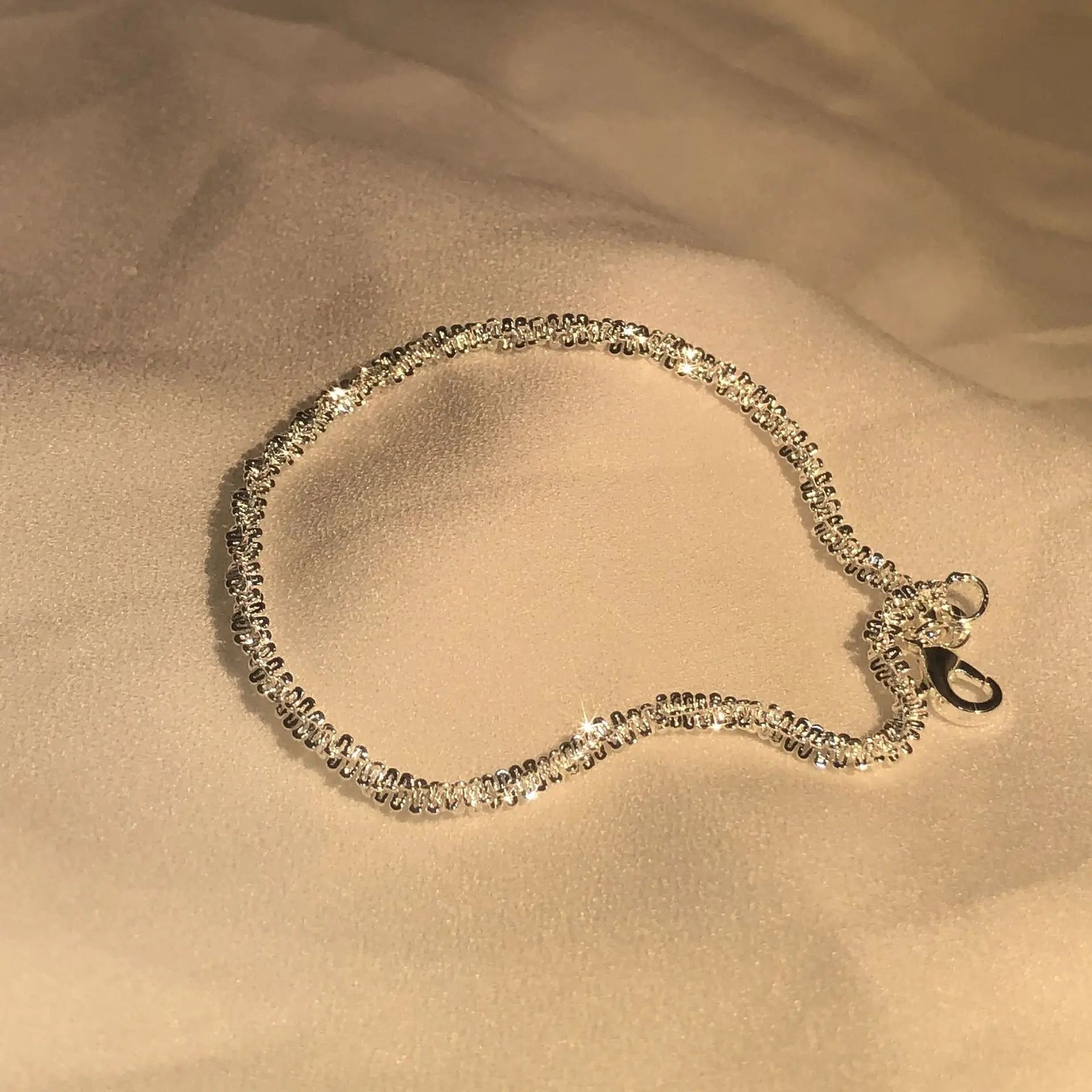 Glänzendes Damenarmband aus 925er Silber – Ansicht 4