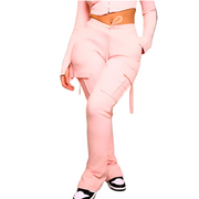 Ella – Damen-Cargo-Jogginghose mit Seitentaschen – Ansicht 2