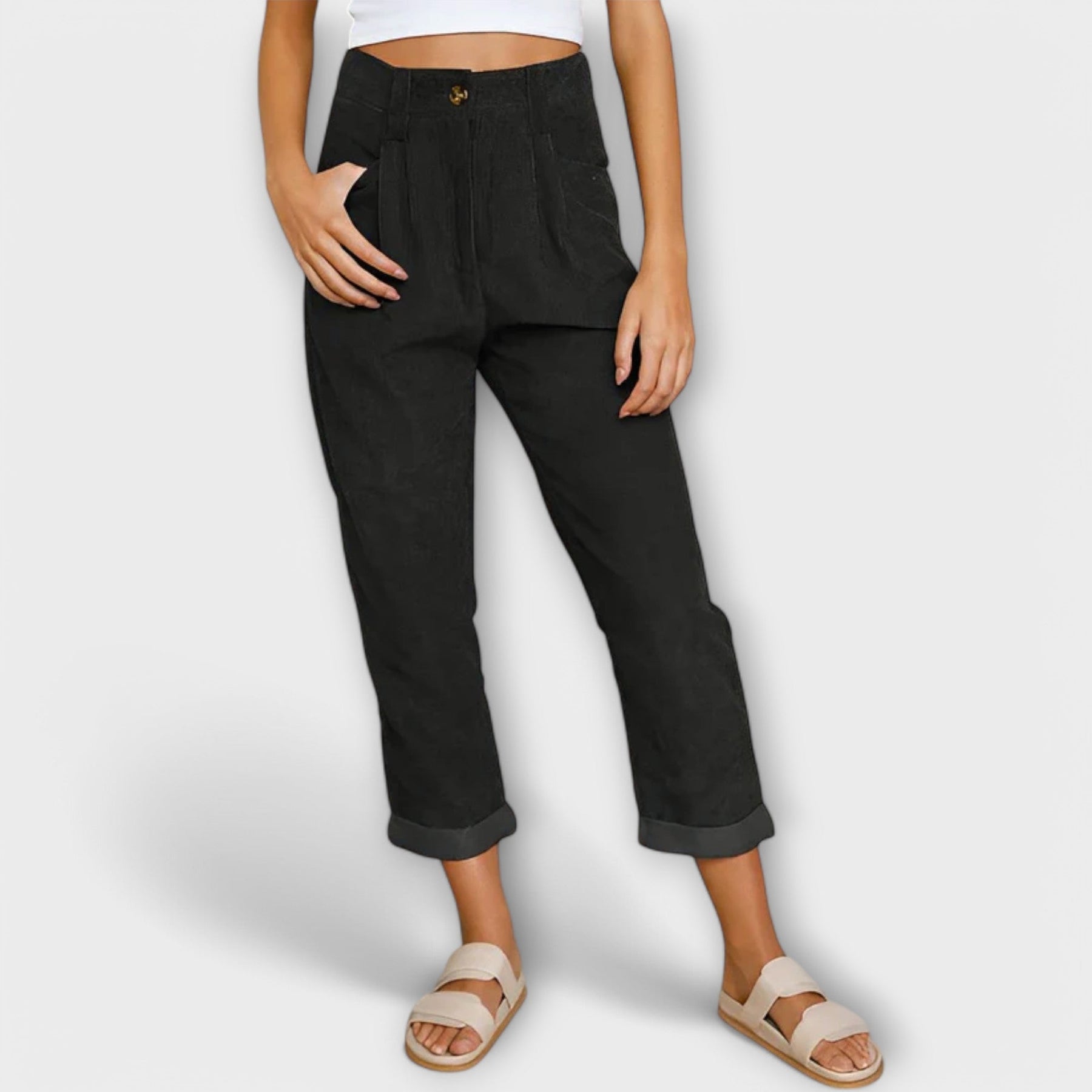 Jana – Moderne Jeans für Damen mit Kordelzug – Ansicht 2