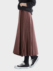 Giana – Eleganter plissierter A-Linien-Rock