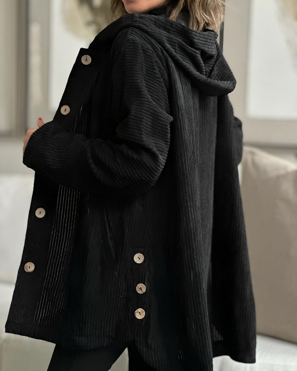 Cordia – Cordjacke für Damen mit Kapuze – Ansicht 6