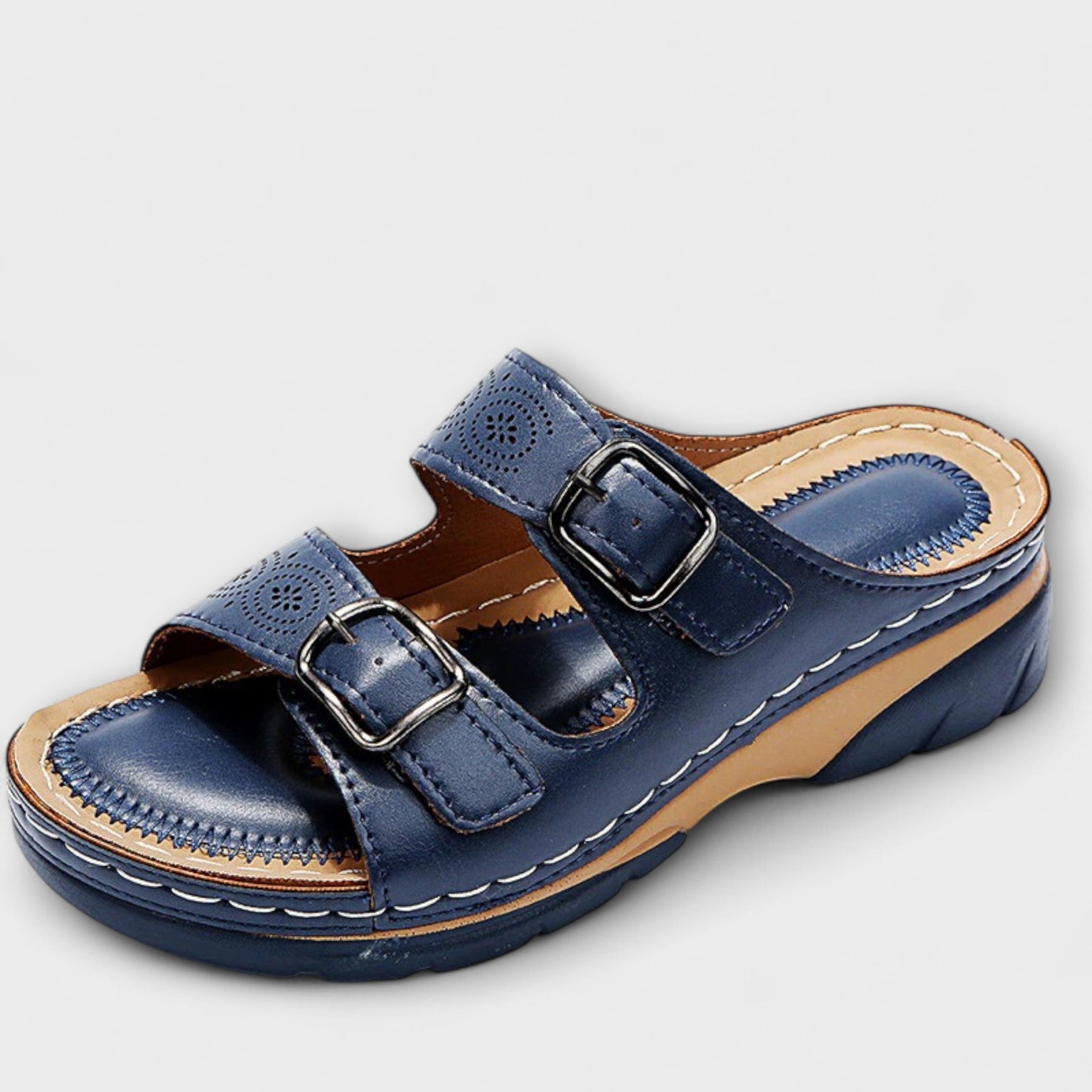 Orthopädische Damen-Ledersandalen – Ansicht 8