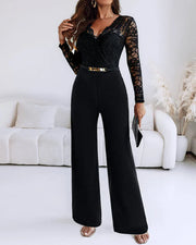 Julienne – Langärmeliger Damen-Jumpsuit mit Rückenreißverschluss – Ansicht 4