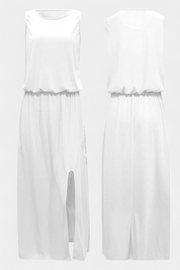 Dianne – Ärmelloses Damenkleid mit Seitenschlitz – Ansicht 3