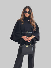 Selviora – Elegante Jacke für Damen mit Schmetterlingsärmeln und Gürtel – Ansicht 5