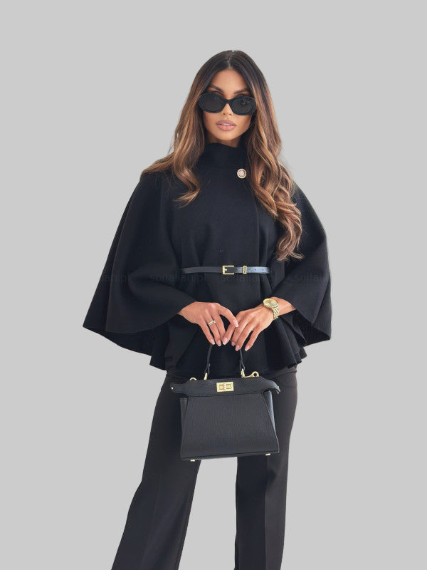 Selviora | Elegante Schmetterlingsjacke mit Gürtel