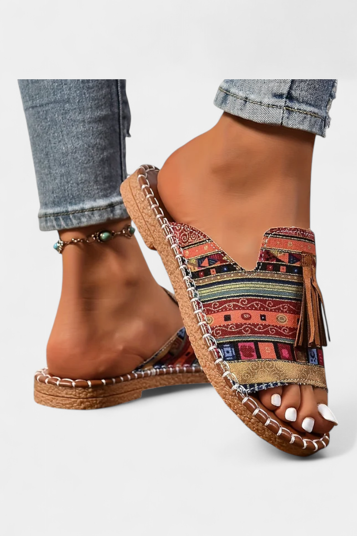 Orthopädische Damen-Sandalen Lia mit verstellbaren Riemen – Ansicht 4