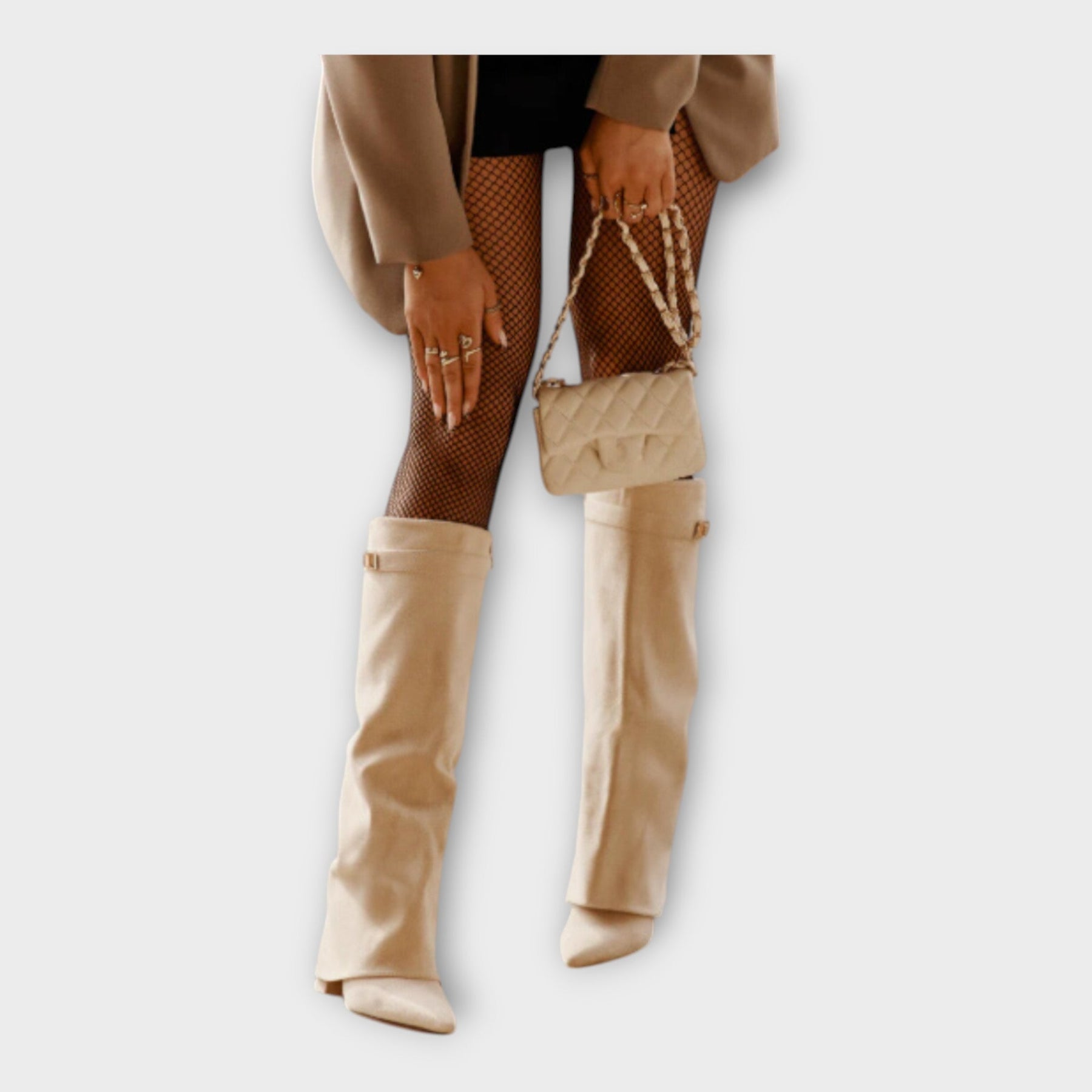 Elegante hohe Stiefel für Damen in zeitlosem Design – Ansicht 12