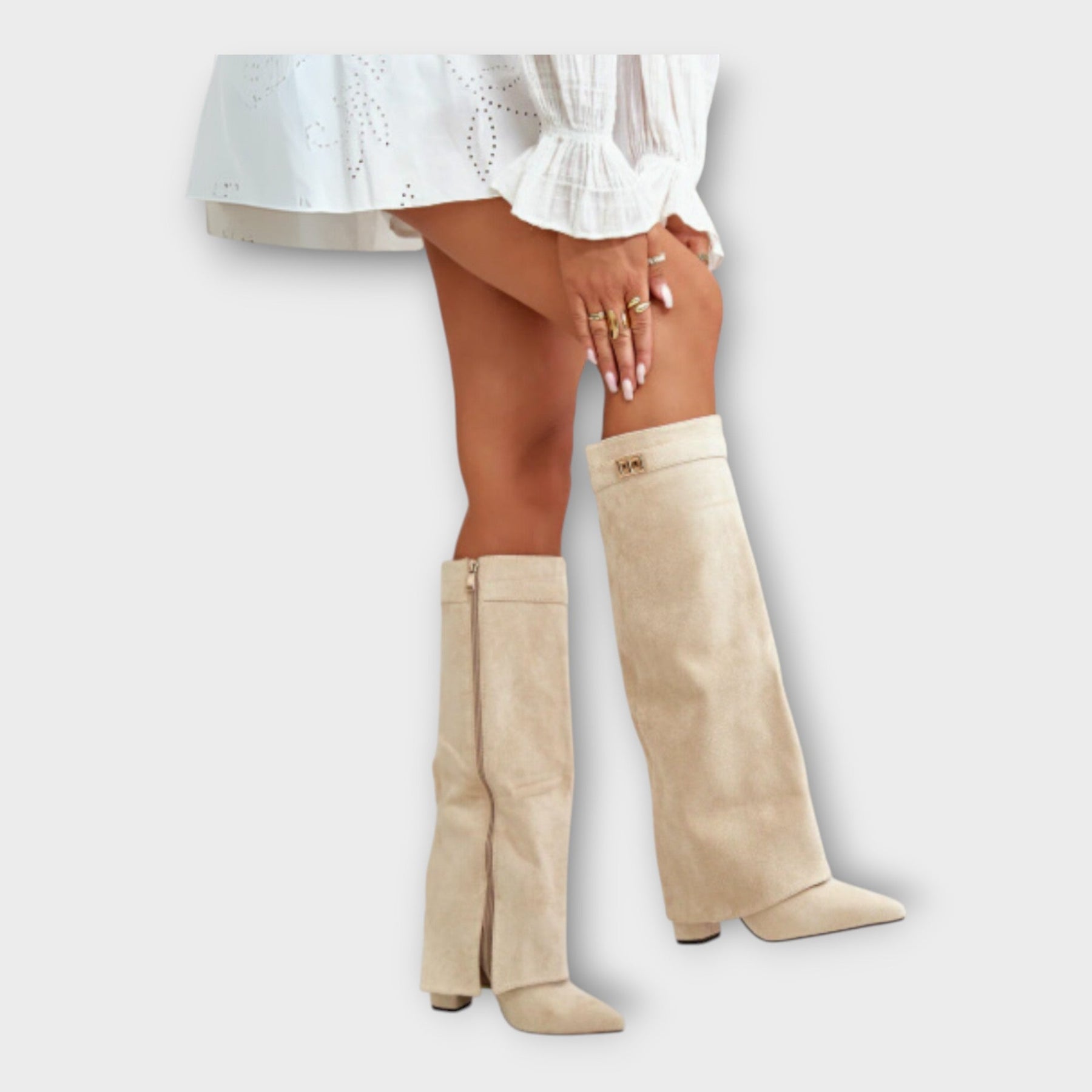 Elegante hohe Stiefel für Damen in zeitlosem Design – Ansicht 13