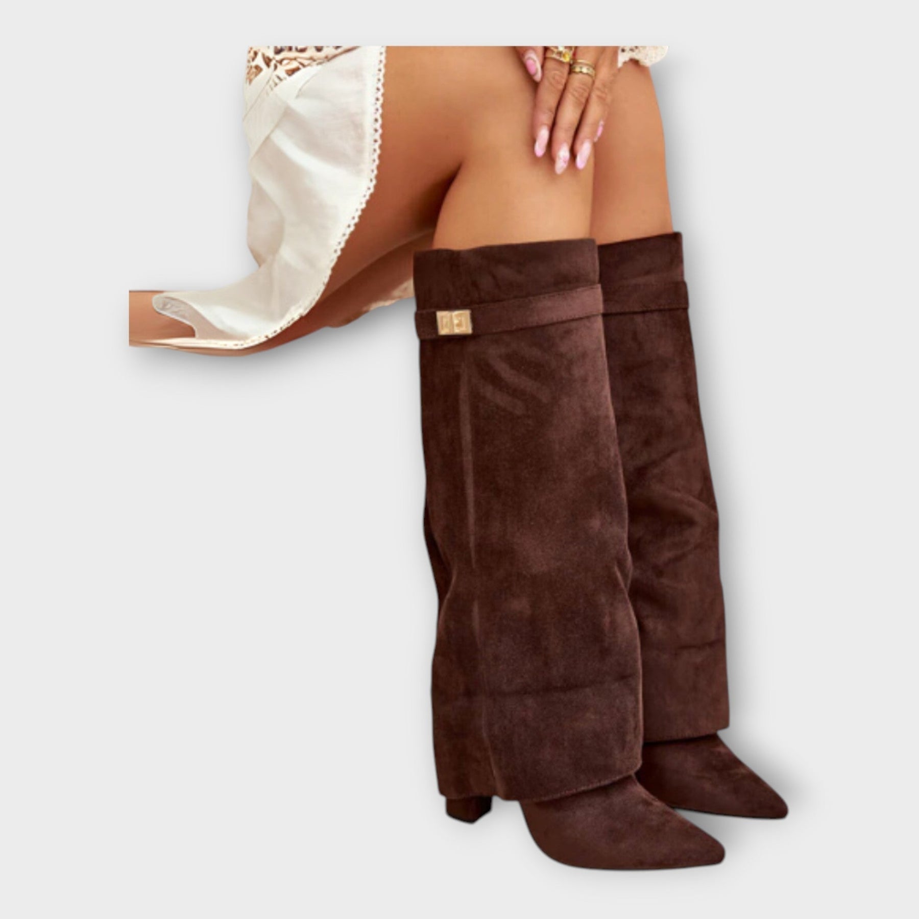 Elegante hohe Stiefel für Damen in zeitlosem Design – Ansicht 15