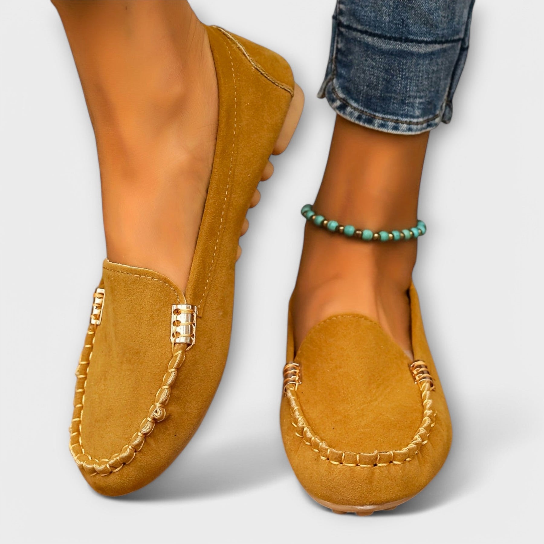 Leichte Damen-Mokassins Sabrina mit Fleece – Ansicht 12