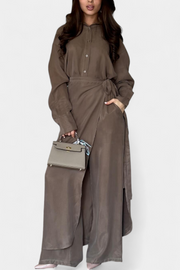 Damen-Set Marisol mit lockerem Hemd und Hosenrock