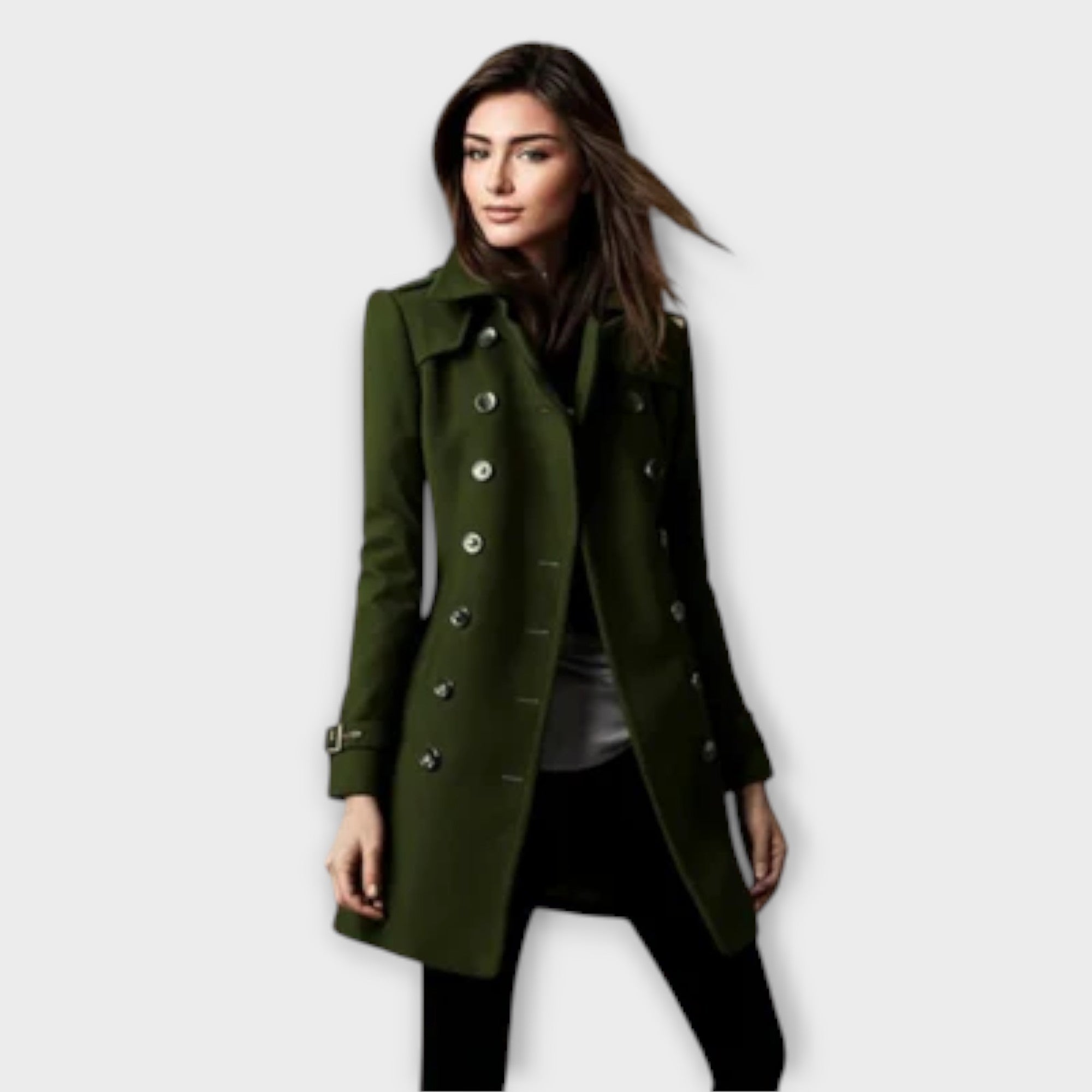 Linda - Zweireihiger Trenchcoat