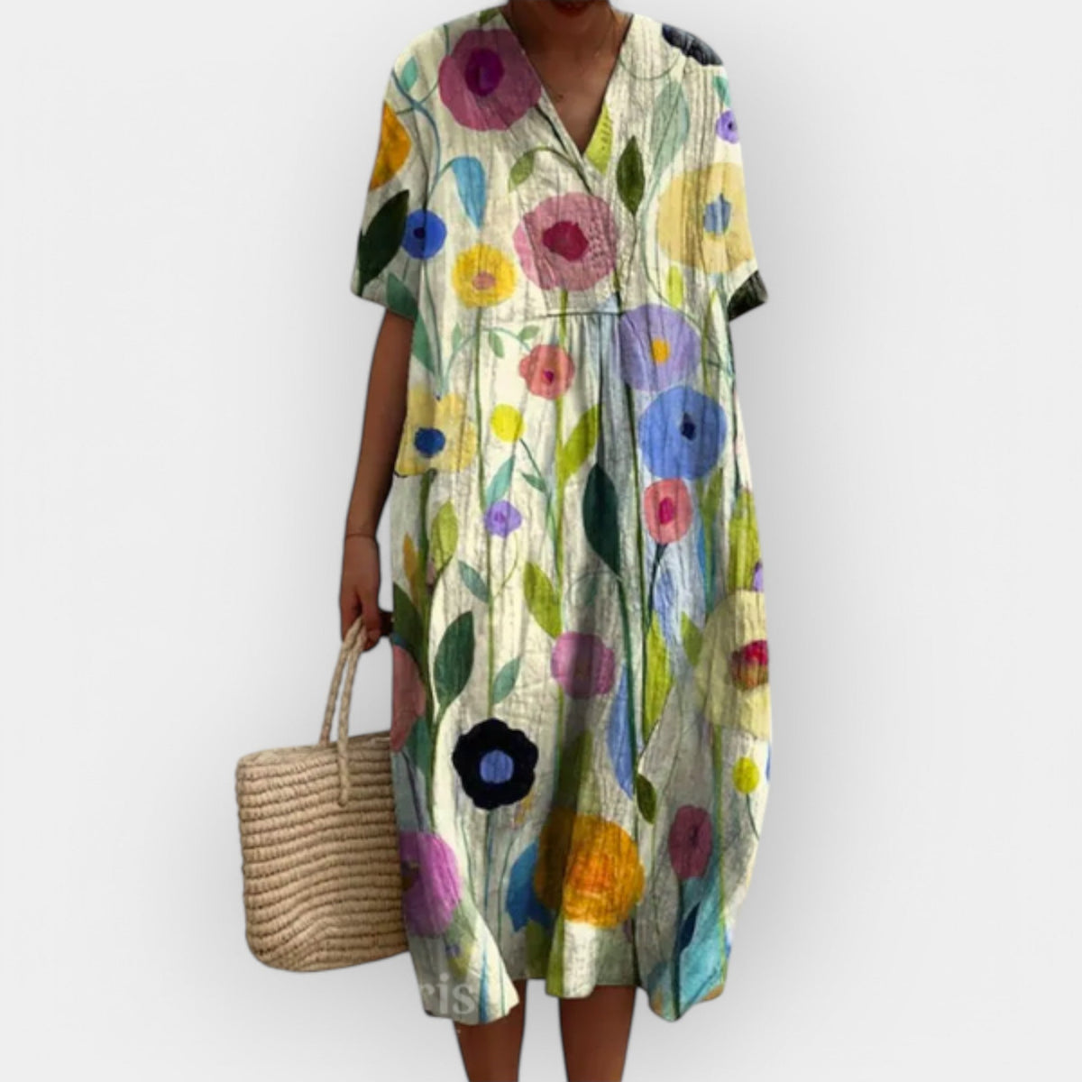 Florales Sommerkleid für Damen – Ansicht 7