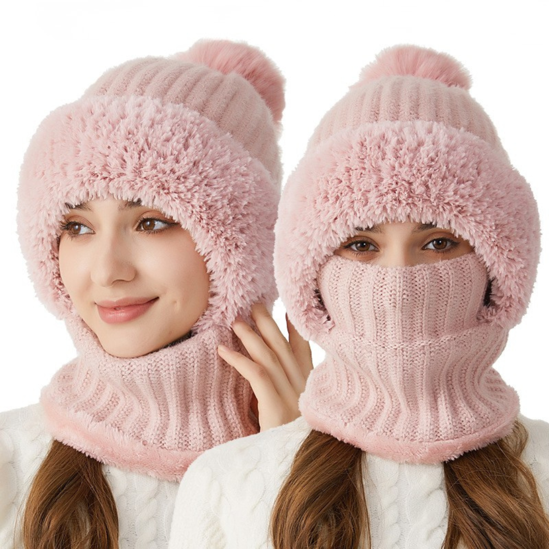Alpina – 3-in-1-Strickmütze für Damen – Ansicht 5