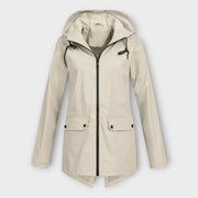 Linda – Stilvolle wasserdichte Damenjacke mit Kapuze – Ansicht 5