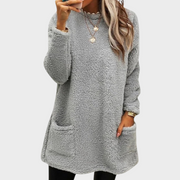 Willa – Bequemer Damenpullover mit Bauchabdeckung – Ansicht 3