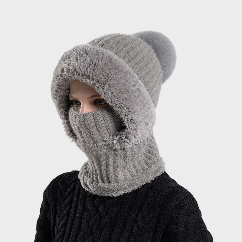 Alpina – 3-in-1-Strickmütze für Damen – Ansicht 12
