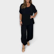 Maria – Damen-Set mit Bluse und lockerer Hose – Ansicht 3