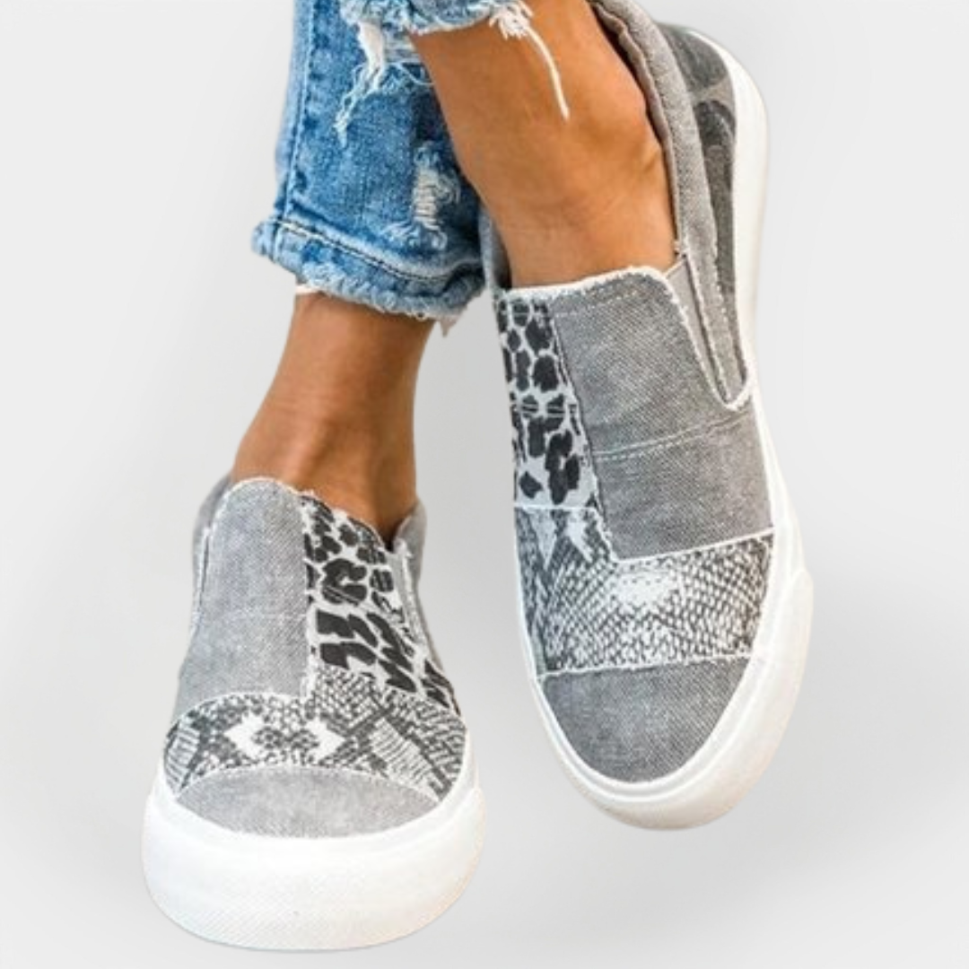 Noemi – Slip-on-Schuhe für Damen mit Animal-Print – Ansicht 4
