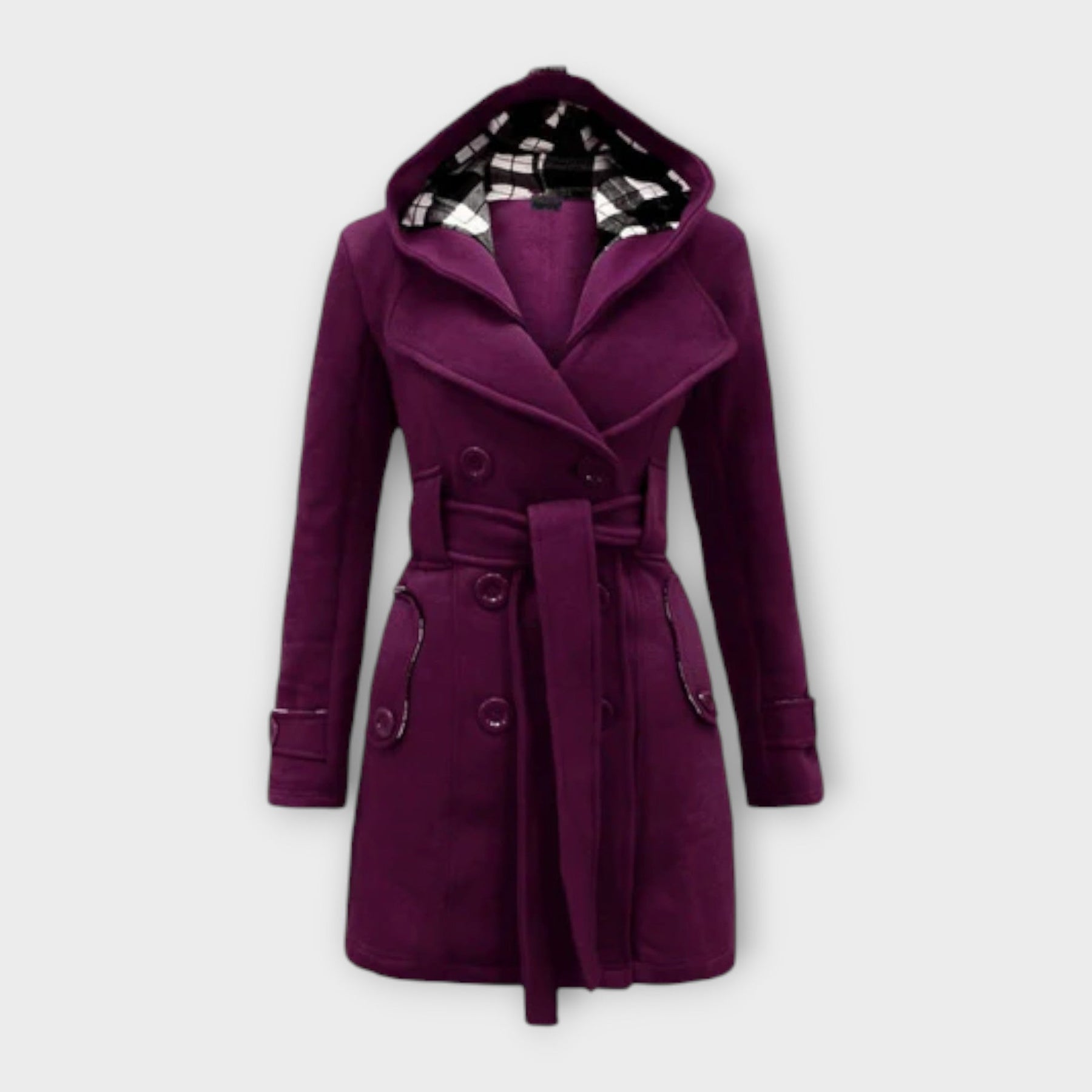 Evelyn – Warmer Wintermantel für Damen – Ansicht 8